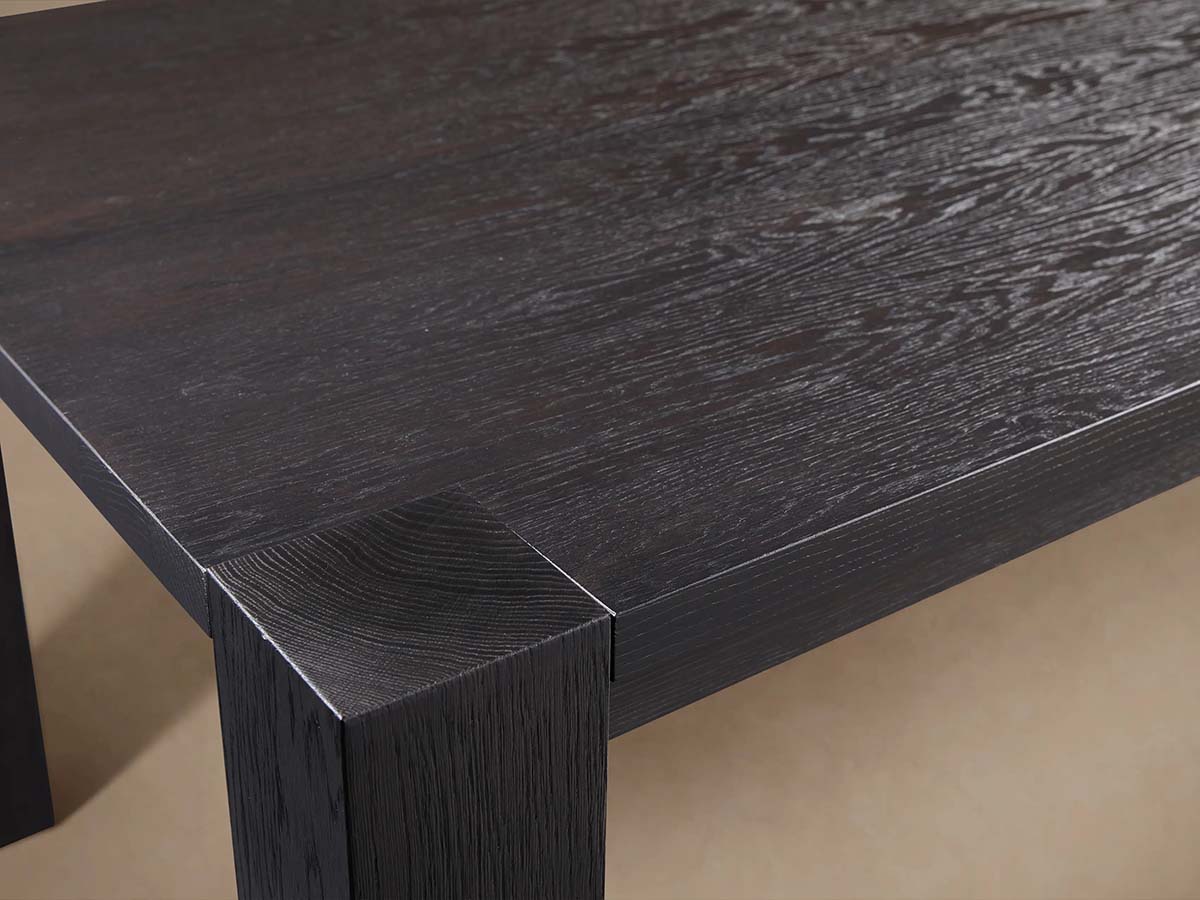 Parsons Rectangle Dining Table with Solid Romanian Oak