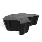 Luxury Patina Brass Coffee Table with Organic Sculptural Design & Handcrafted Finish Center Tea Table