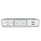 Luxury Modular Coffee Table with Geometric Design, Hidden Storage & Modern Style Center Tea Table