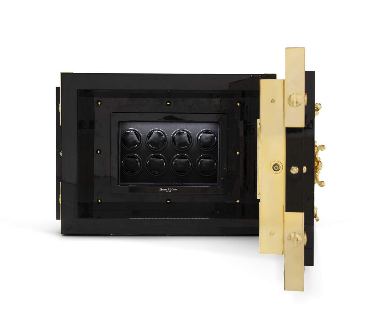 Luxury Knox Watch Winder Safe with Fort Knox-Inspired Armor Design & 8-Rotor Storage System
