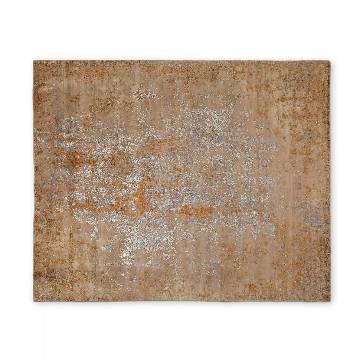 Harlowe Hand-Knotted Wool Viscose Rug High-quality Carpets with a Retro Artistic Feel & a Warm Touch