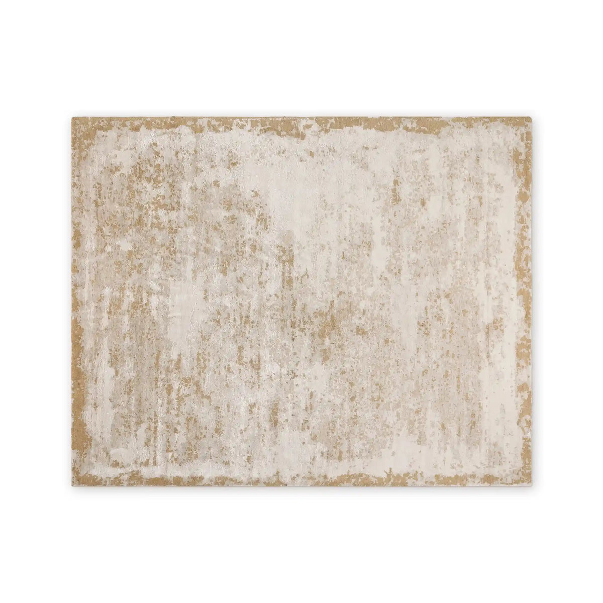 Vyona Hand Tufted Rug in Fog or Sand Tones Vintage Distressed Stone Texture Style Carpet