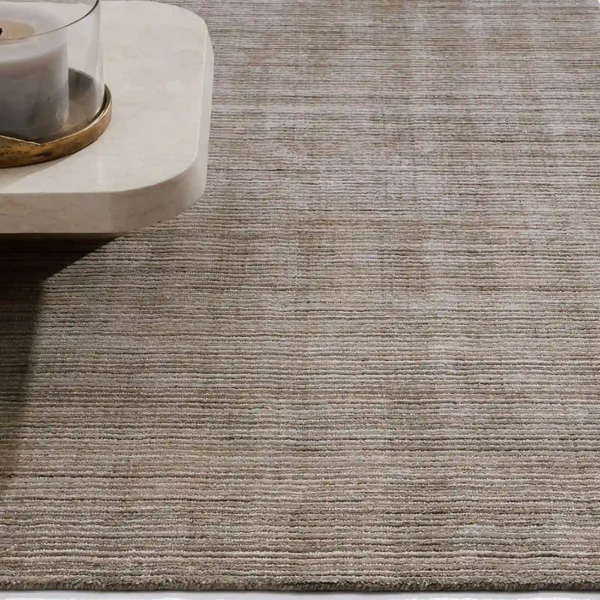 Orien Hand Tufted Performance Rug Simple Easy-to-Care-For & Stylish Carpet Modern Linear Textured Performance Style