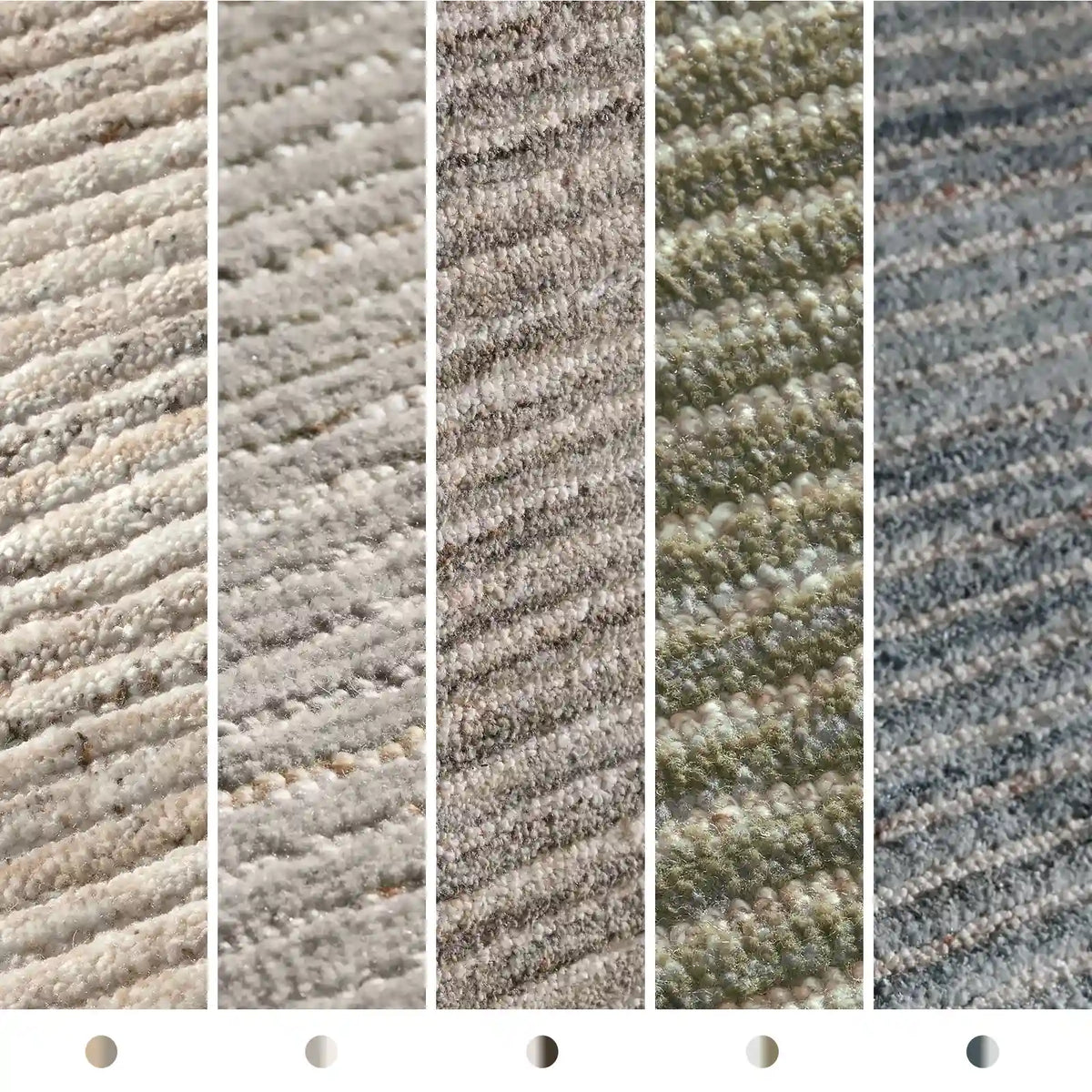 Orien Hand Tufted Performance Rug Simple Easy-to-Care-For & Stylish Carpet Modern Linear Textured Performance Style