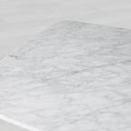Saint Germain Mix and Match Coffee Table with Marble Top & Clement Wood Base Living Room Center Tea Table Cocktail Table