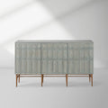 Verdin 3-türige Buffets Sideboards Holz Wohnzimmer TV-Schränke Eingangsbereich Aufbewahrungsschränke