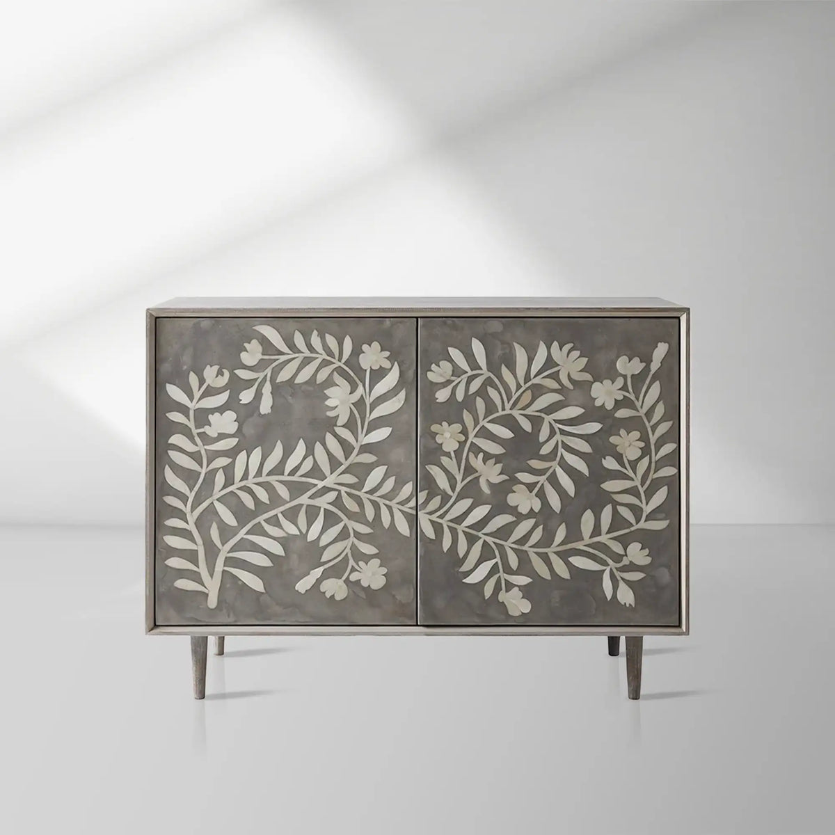 Divya Bone Inlay Buffet Sideboard Wood Entrance Storage Cabinet Luxury Living TV Cabinet