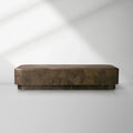 Table Basse Rectangulaire Pola en Bois, Style Wabi-Sabi, pour Salon
