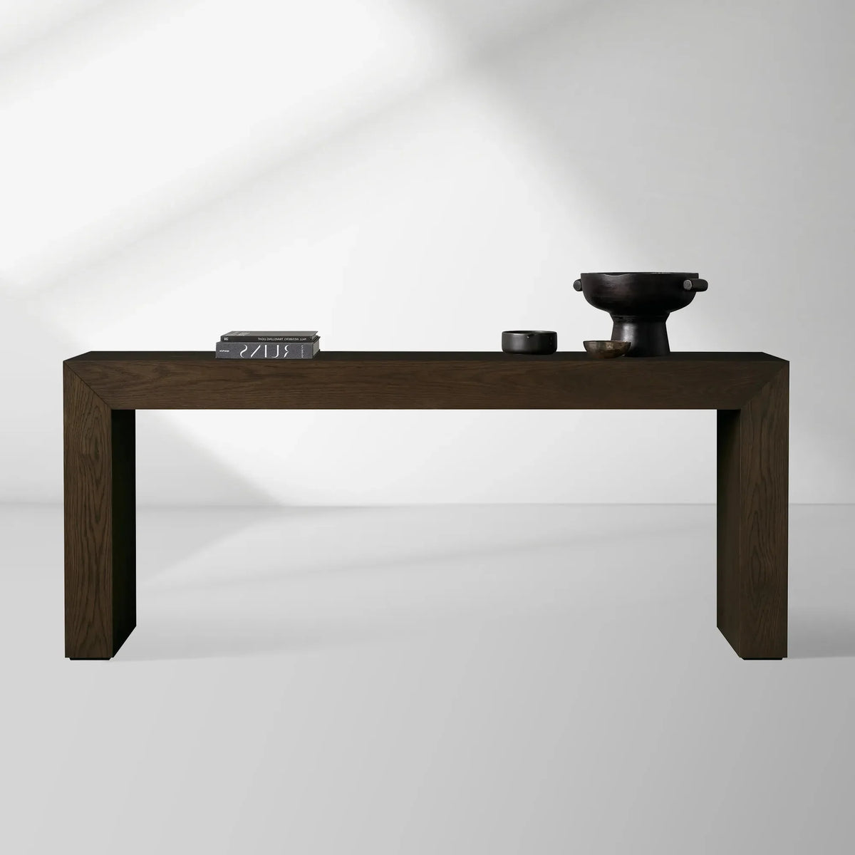 Sullivan Entryway Console Table Solid Oak Hallway Entrance Table Simple Modern Natural Style