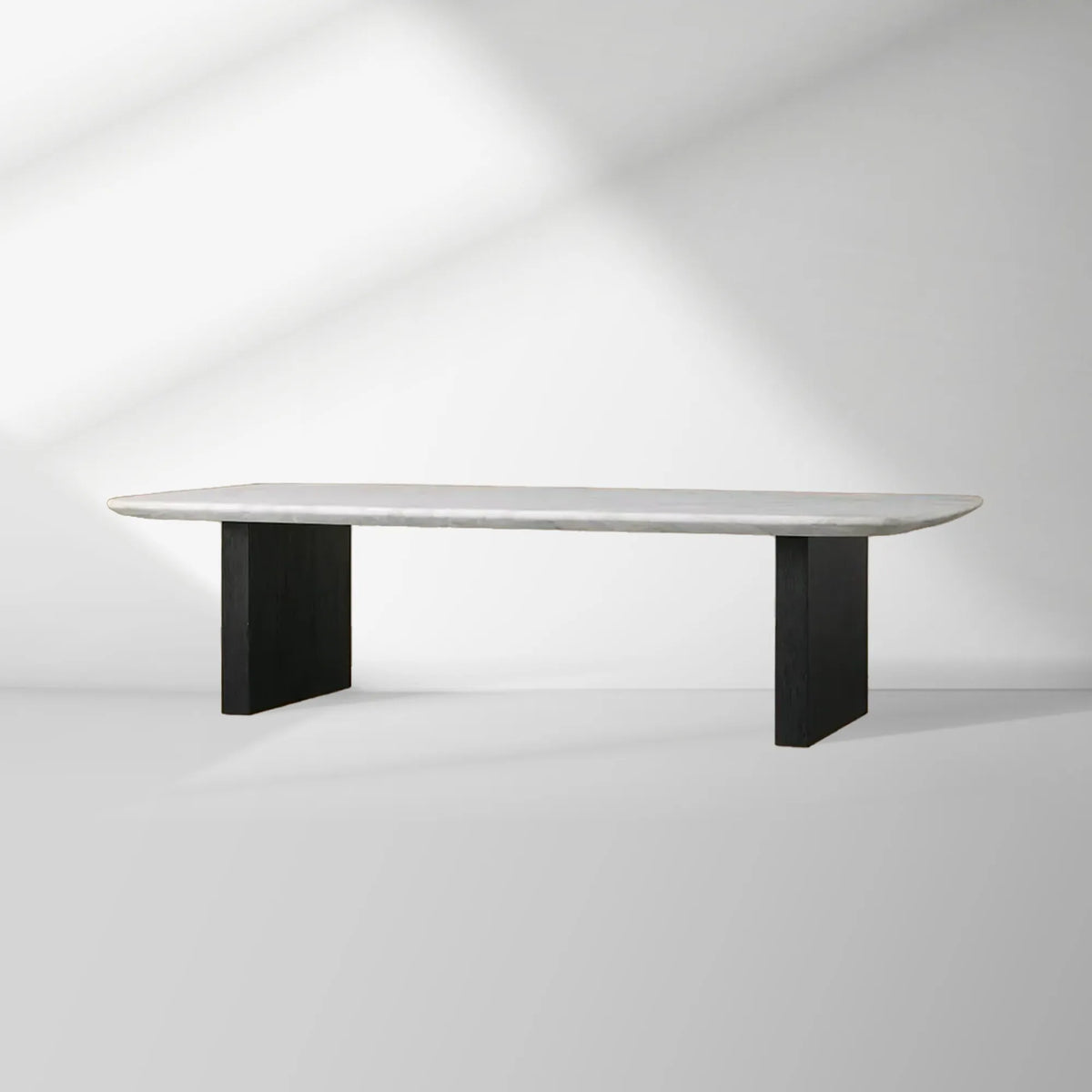 Saint Germain Mix and Match Coffee Table with Marble Top & Clement Wood Base Living Room Center Tea Table Cocktail Table
