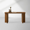 Eaves Layered Oak Entrance Console Table Modern Minimalism Style Wood Entryways Wallway Table