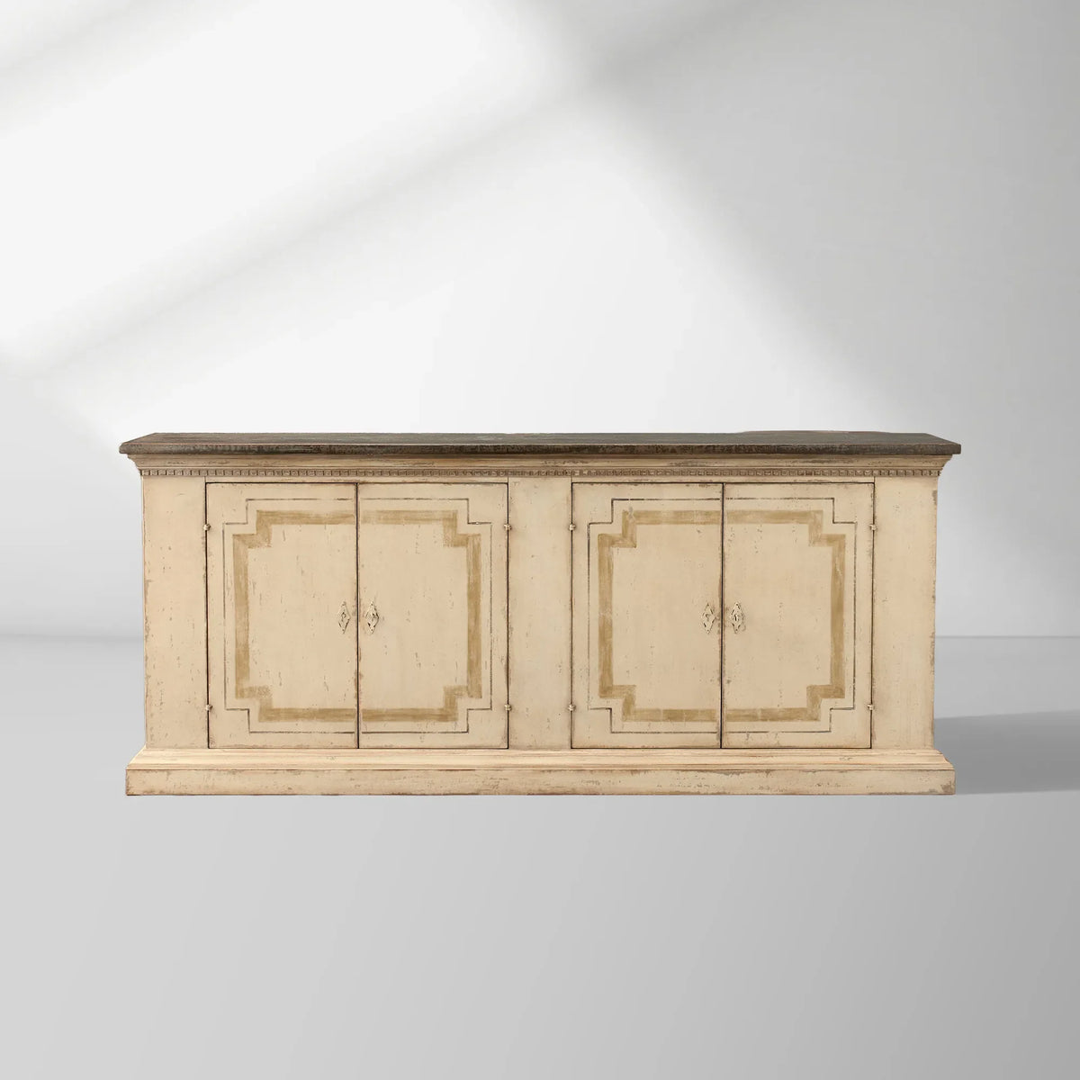Oriana Bell’Arte Buffet Anrichte Holz Antik Dielen Zwei Schubladen Schrank