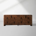 Morley Walnusswurzelholz-Buffet, Anrichte, Wohnzimmer-Medien-TV-Schrank, Holz-Eingangsschrank