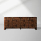 Morley Walnusswurzelholz-Buffet, Anrichte, Wohnzimmer-Medien-TV-Schrank, Holz-Eingangsschrank