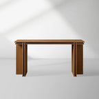 Eaves Layered Oak Entrance Console Table Modern Minimalism Style Wood Entryways Wallway Table