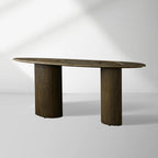 Sucurro Spalted Primavera Wood Console Entryways Table Oxidized Aluminum Top Modern Minimalism Style Entrance Wallway Table