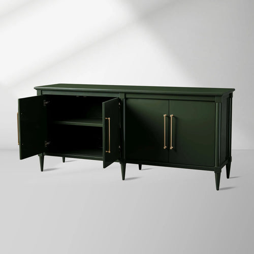 Buffet/Bahut laqué brillant Oakleigh Wood pour entrée ou meuble TV/média avec rangement
