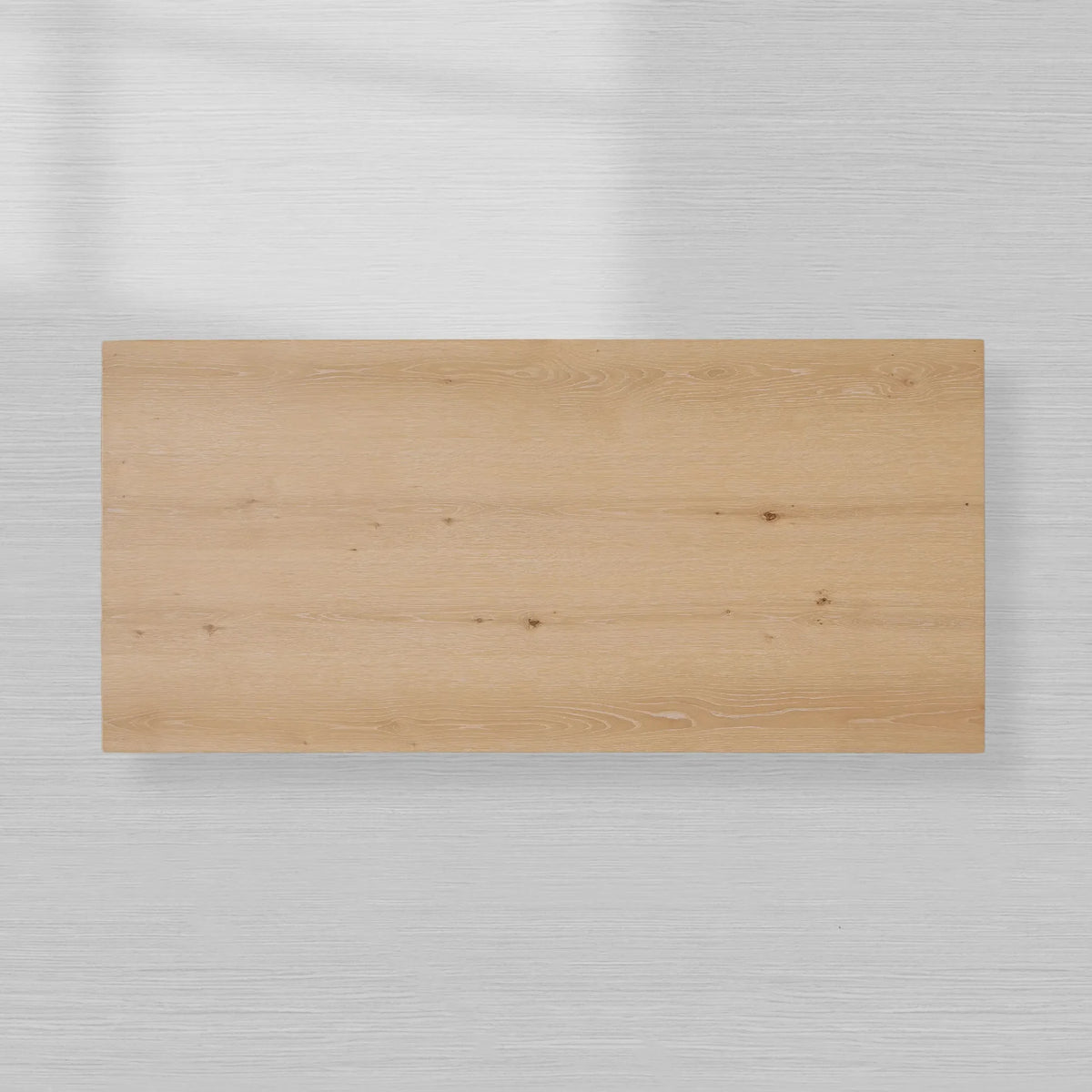 Table basse rectangulaire Sullivan cascade en bois de chêne massif, table à thé centrale de style rustique, table basse de cocktail.