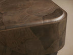 Table Basse Rectangulaire Pola en Bois, Style Wabi-Sabi, pour Salon