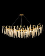 48-72 Inch Long Dining Room Chandelier Modern Tree Branch Crystal Chandelier