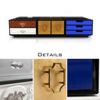 Luxury Modular Coffee Table with Geometric Design, Hidden Storage & Modern Style Center Tea Table