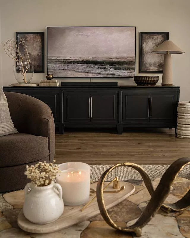 Rowan Wood TV-Schrank modern Sideboard Wohnzimmer Eingangsbereich Aufbewahrungsschrank