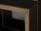 Mihaela Solid Wood Square End Table Handcrafted Romanian Artisan Accent Side Table