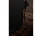 Luxury Hammered Brass Coffee Table with Wave Sculptural Design & Artisan Craftsmanship Center Tea Table