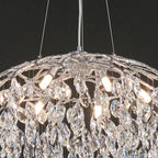 Lustre moderne en cristal K9 argenté de 61 à 102 cm (24 à 40 pouces) en forme de branche d'arbre