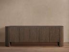 Flore Marble Stone Top Buffet Sideboard Wood Entryways Cabinet Living Media TV Cabinet