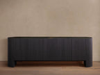 Flore Marble Stone Top Buffet Sideboard Wood Entryways Cabinet Living Media TV Cabinet