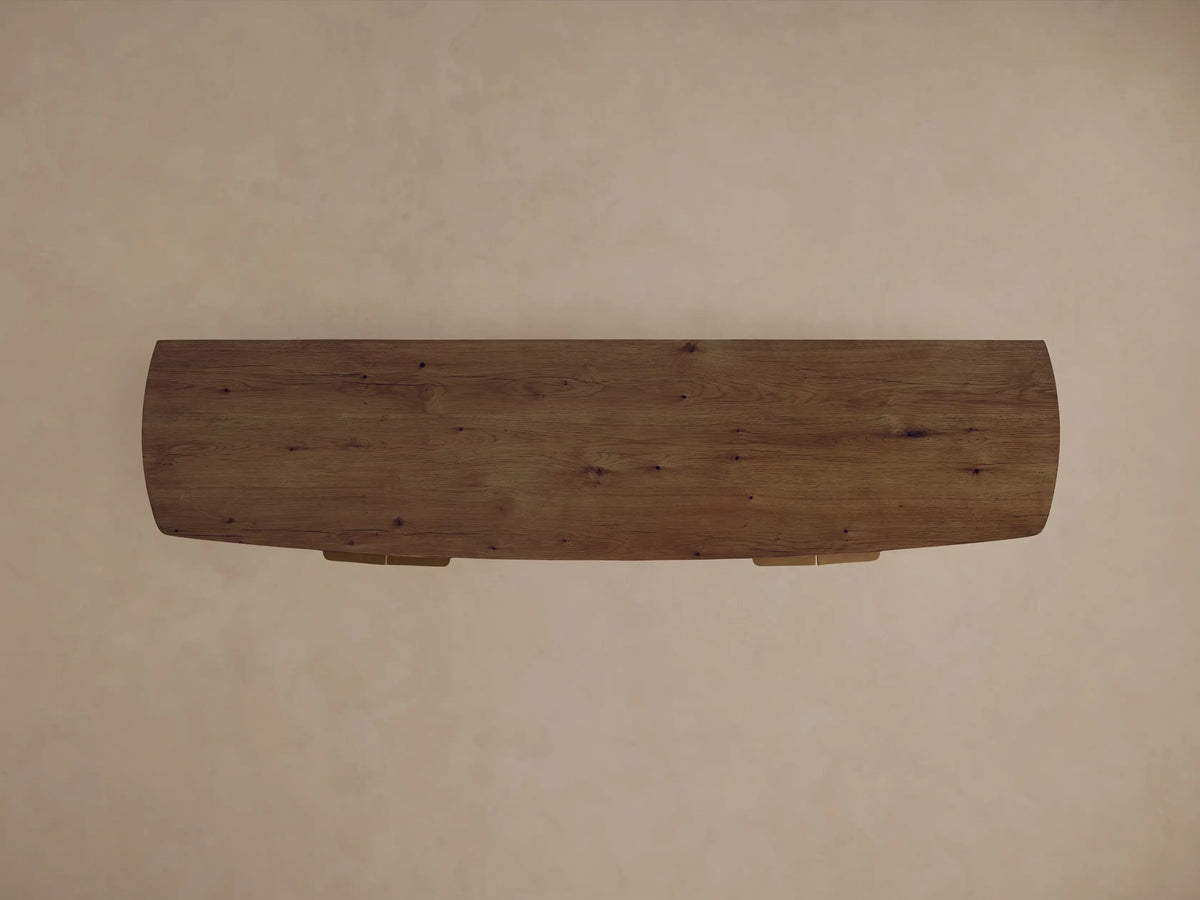 Redding Sideboard, Mid-Century Modern Solid Oak Sideboard