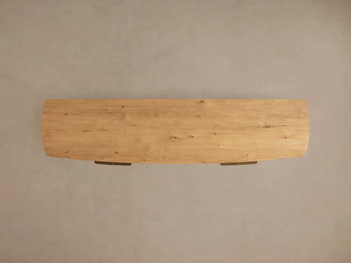 Redding Sideboard, Mid-Century Modern Solid Oak Sideboard