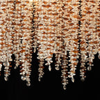 Lustre moderne en cristal de 60 à 100 cm en forme de branche d'arbre, idéal pour le salon.
