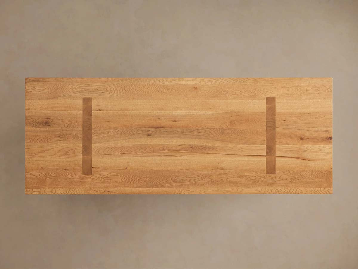 Panta Rectangle Dining Table with Romanian Oak Wood