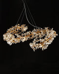 Lustre créatif en forme de S de 48 à 63 pouces, lustre moderne pour salon