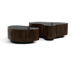 Luxury Hammered Brass Coffee Table with Wave Sculptural Design & Artisan Craftsmanship Center Tea Table