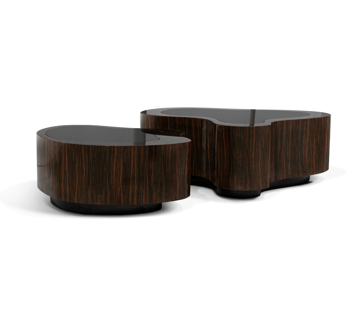 Luxury Hammered Brass Coffee Table with Wave Sculptural Design & Artisan Craftsmanship Center Tea Table