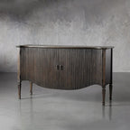Conrad Vintage Teak Wood Sideboard Buffet with Storage Cabinets