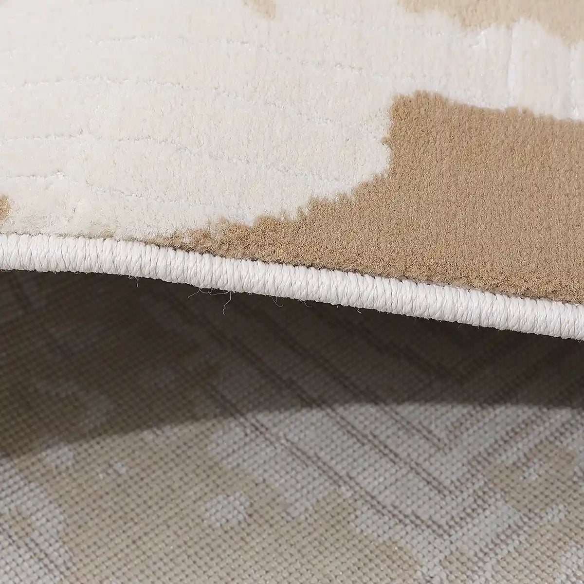 Chaoyang Soft Abstract Sand Tone Area Rug with Spatial Atmosphere Carpet Modern Sand Tone Wash Style