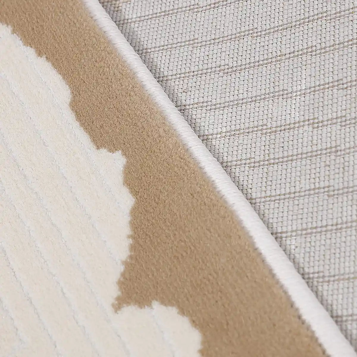 Chaoyang Soft Abstract Sand Tone Area Rug with Spatial Atmosphere Carpet Modern Sand Tone Wash Style