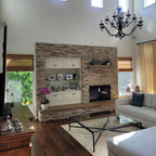 Thaddeus Hand-Forged Glass Coffee Table Square Metal for Living Room