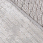 Meilade Linear Frame Abstrakt Elfenbein Teppich mit Künstlerischem Retro & Minimalistischem Lässigem Teppich Modernem Linear Frame Stil