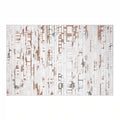 Melade Tapis contemporain lignes architecturales neutres, tapis d'ordre minimaliste, style ligne architecturale moderne