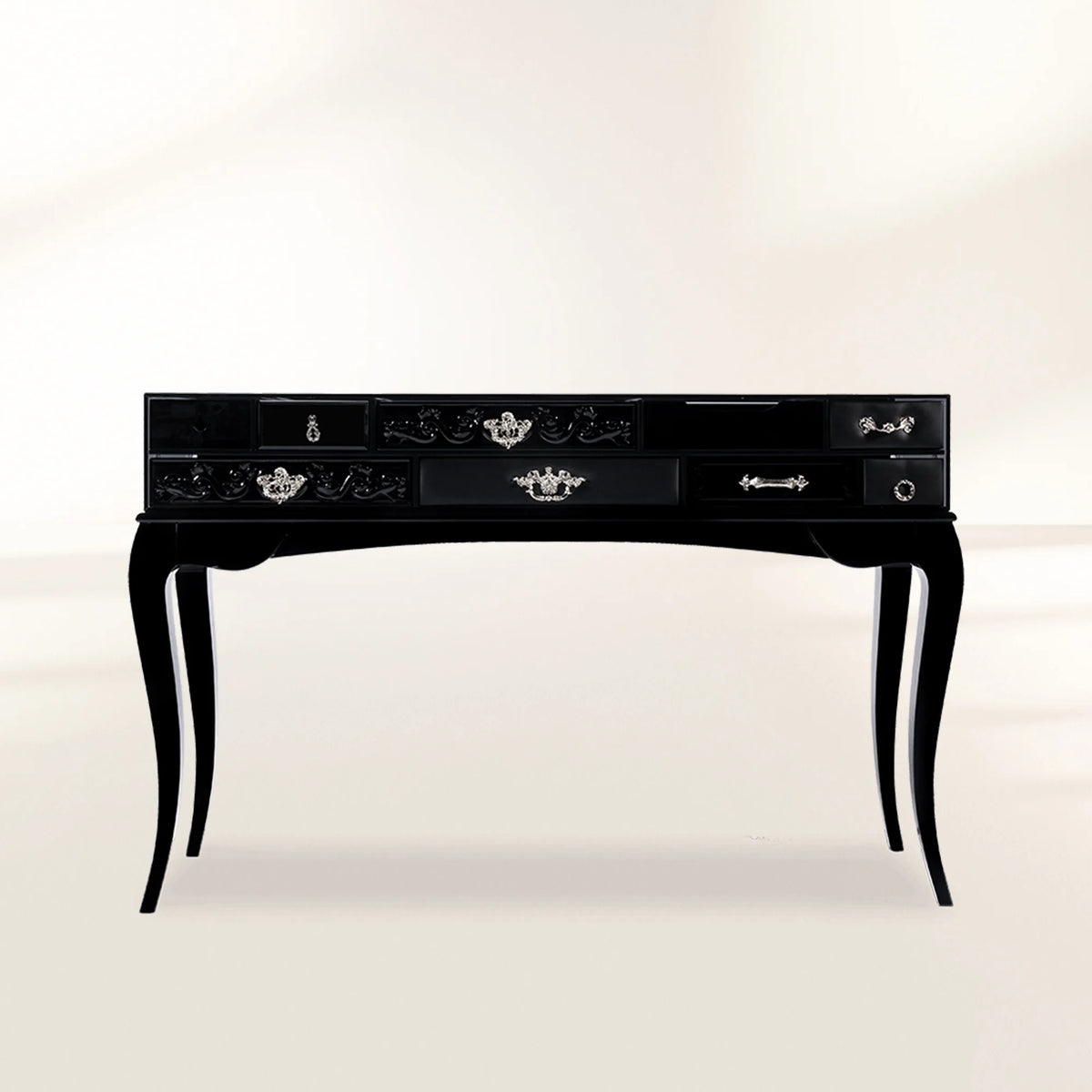 York Consoles with Classic High Gloss Entryways Cabinet Table
