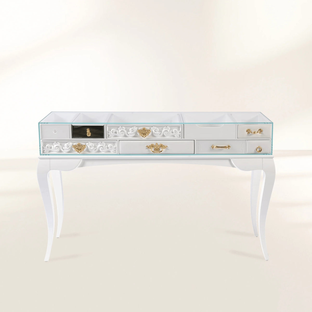 York Consoles with Classic High Gloss Entryways Cabinet Table