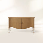 Conrad Vintage Teak Wood Sideboard Buffet with Storage Cabinets