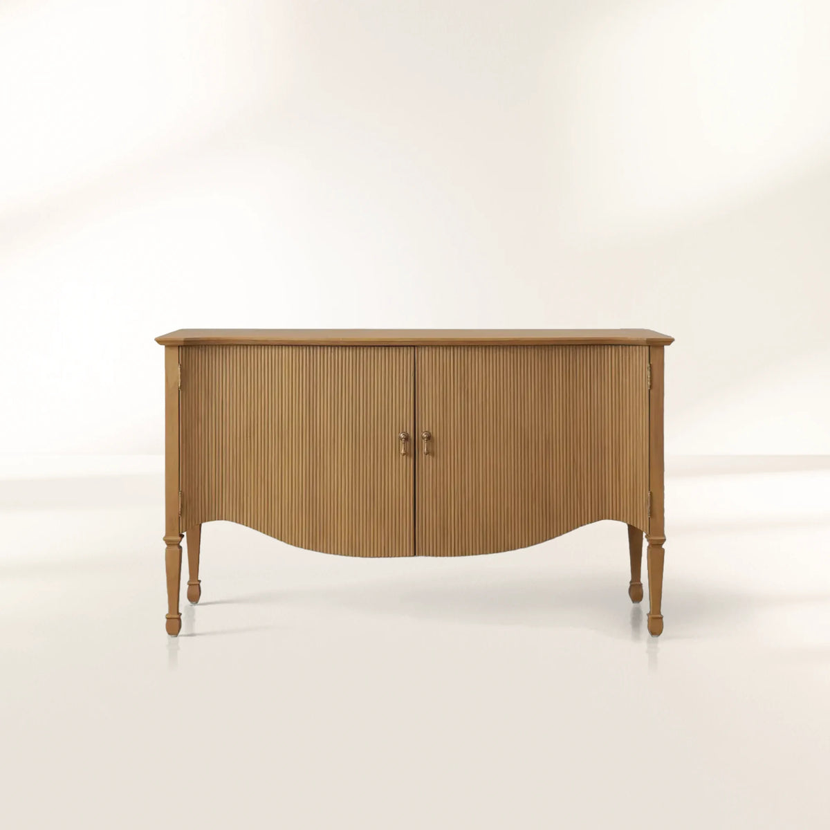 Conrad Vintage Teak Wood Sideboard Buffet with Storage Cabinets
