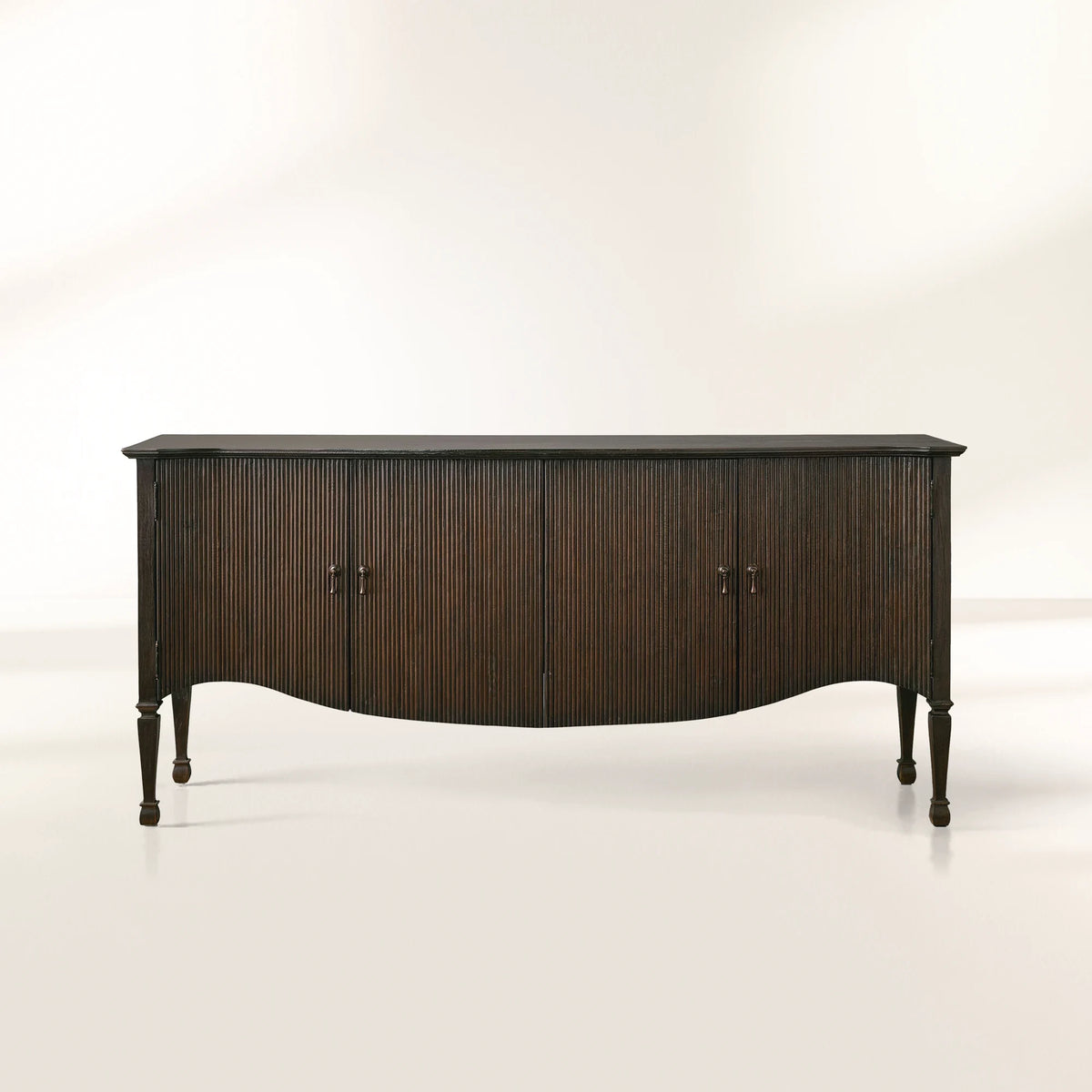 Conrad Vintage Teak Wood Sideboard Buffet with Storage Cabinets