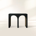 Hattie Solid Oak Entrance Console Table Country Style Entryway Table